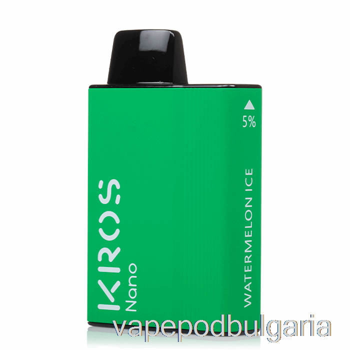 Vape Течности Kros Nano 5000 лед от диня за еднократна употреба